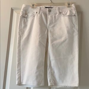 Cute white jean shorts